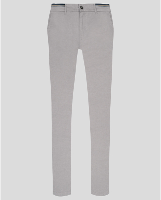 СВЕТЛО СИВ ПАНТАЛОН В ПАНАМЕНА СТРУКТУРА