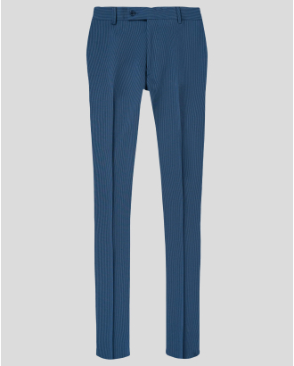 СИН КЛАСИЧЕСКИ ПАНТАЛОН ВТАЛЕН СИЛУЕТ В РАЙЕ