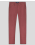  ЧИНО ПАНТАЛОН ВТАЛЕН СИЛУЕТ С КОЖЕНА ЛОГО ЕМБЛЕМА В ЦВЯТ БОРДО