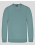 ШПИЦ ПУЛОВЕР ОТ PREMIUM ПАМУК С БРОДЕРИЯ ЛОГО В ЦВЯТ МИНТ 
