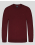  ПУЛОВЕР С ОБЛО ДЕКОЛТЕ И БРОДЕРИЯ ЛОГО ОТ PREMIUM ПАМУК В БОРДО
