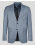КЛАСИЧЕСКО САКО С ДВА ШЛИЦА В ПЕТРОЛЕНО СИН МЕЛАНЖ /ЧАСТ ОТ КОСТЮМ/