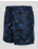 ДВУЦВЕТНИ ШОРТИ ТИП БАНСКИ С АРТ ПРИНТ В ПЕТРОЛ  И ЧЕРНО 
