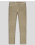 ВТАЛЕН ПАНТАЛОН С КОЖЕНА ЕМБЛЕМА В СИВО-БЕЖОВ ЦВЯТ