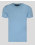СВЕТЛО СИНЯ ТЕНИСКА ОТ ДВОЙНО МЕРСЕРИЗИРАН ПАМУК С МЕТАЛНО ЛОГО