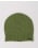 ЯРКО ЗЕЛЕНА ПЛЕТЕНА ШАПКА ОТ ВЪЛНА И КАШМИР С АКСЕСОАР ЛОГО