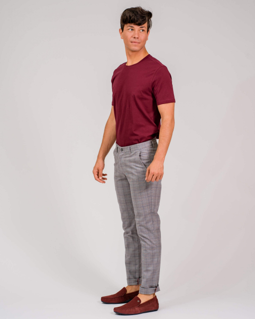 'БОРДО ТЕНИСКА С БРОДЕРИЯ ЛОГО