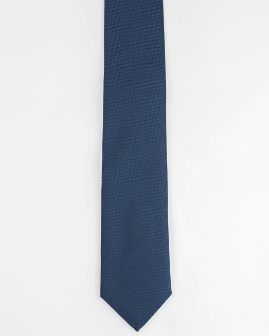 'ТЪМНО СИНЯ СТРУКТУРНА ВРАТОВРЪЗКА