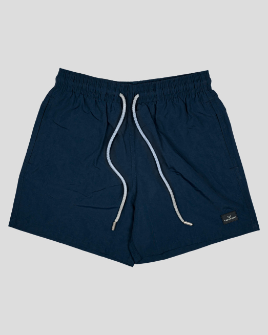 'ТЪМНО СИН БАНСКИ С КОНТРАСТНИ ВРЪЗКИ 