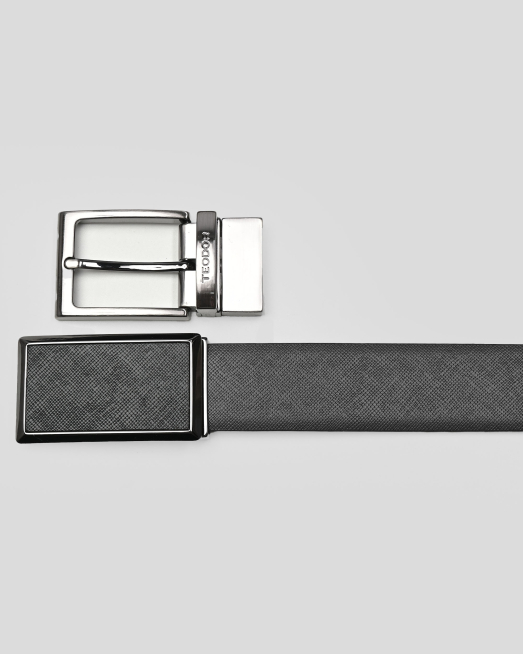 'ДВУЛИЦЕВ КОЛАН ОТ РЕЛЕФНА КОЖА С ДВОЙНА ТОКА