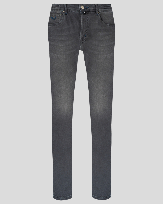 'СИВИ ДЪНКИ ОТ СТРУКТУРЕН PREMIUM ДЕНИМ ВТАЛЕН СИЛУЕТ