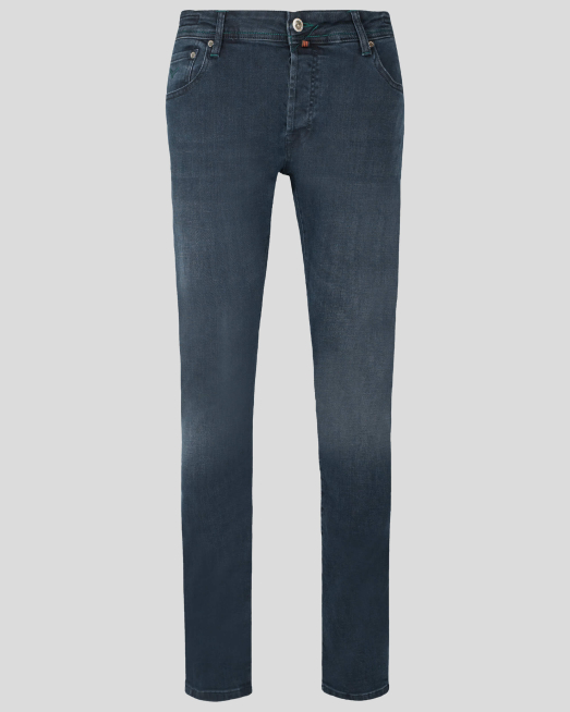 'ТЪМНО СИВИ ДЪНКИ С КОНТРАСТНИ ДЕТАЙЛИ PREMIUM DENIM