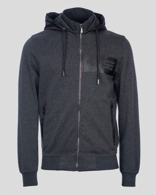 'СУИТЧЪР ОТ ВИСОКОКАЧЕСТВЕН ПАМУК SUPIMA В ЦВЯТ АНТРАЦИТ