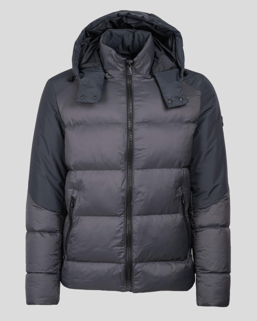 'КЪСО ПРАВО ЯКЕ В ЦВЯТ АНТРАЦИТ С КАЧУЛКА И ДВА ВИДА ТЕХНИЧЕСКИ ПЛАТ