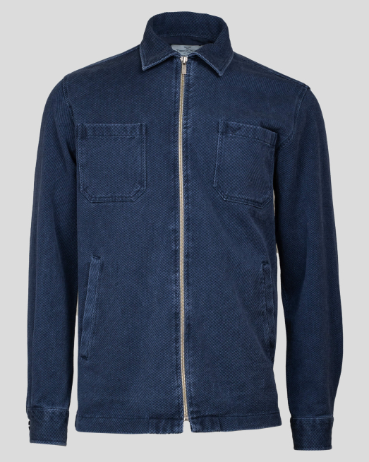 'СТРУКТУРНО ДЕНИМ ЯКЕ В ТЪМНО СИНЬО