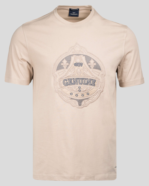 'БЕЖОВА БИЕ ТЕНИСКА С АПЛИКАЦИЯ 