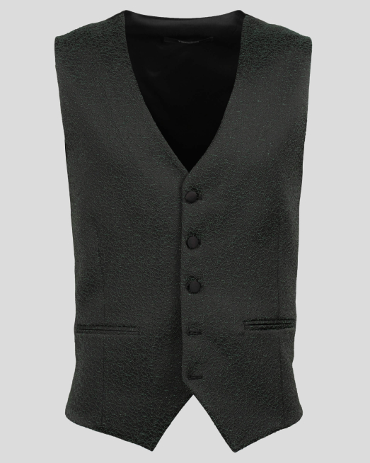 'КЛАСИЧЕСКИ ЕЛЕК ЖАКАРД В ЧЕРНО И ЗЕЛЕНО