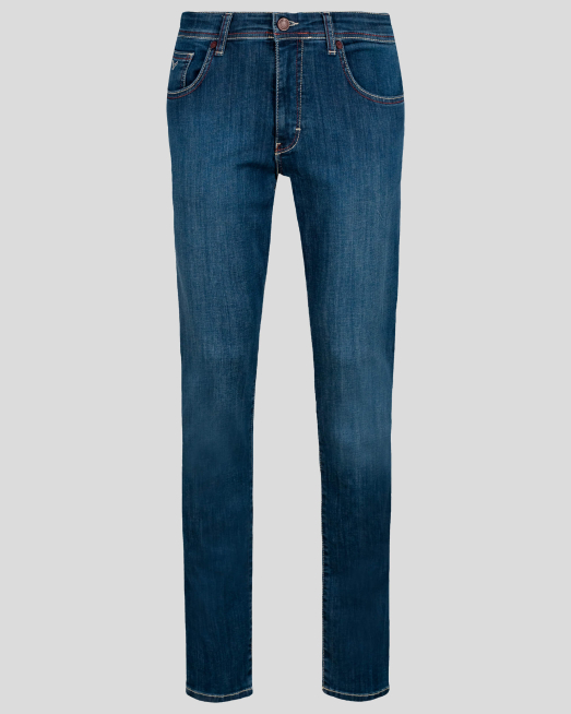 'ТЪМНО СИНИ ДЪНКИ С БРОДЕРИЯ ЛОГО