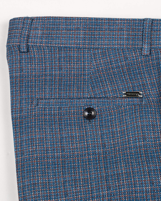 'ТЪМНО СИН ОЛЕКОТЕН ПАНТАЛОН КАРЕ