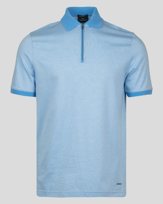 'СВЕТЛО СИНЯ ТЕНИСКА ОТ МЕРСЕРИЗИРАН ПАМУК