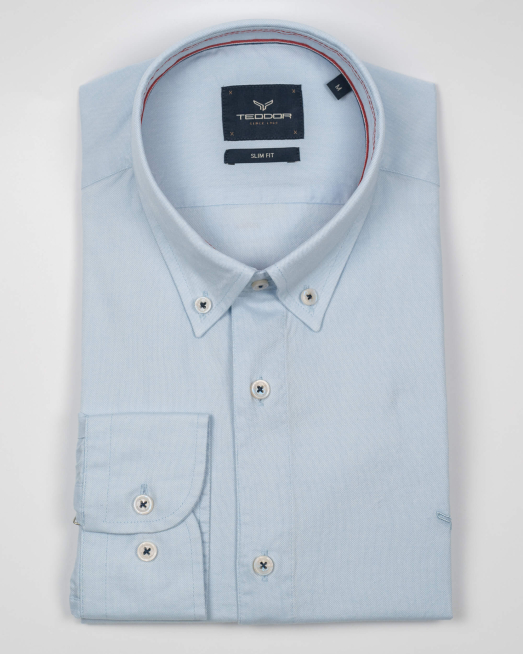 'СИНЯ РИЗА С КОНТРАСТЕН ШИРИТ