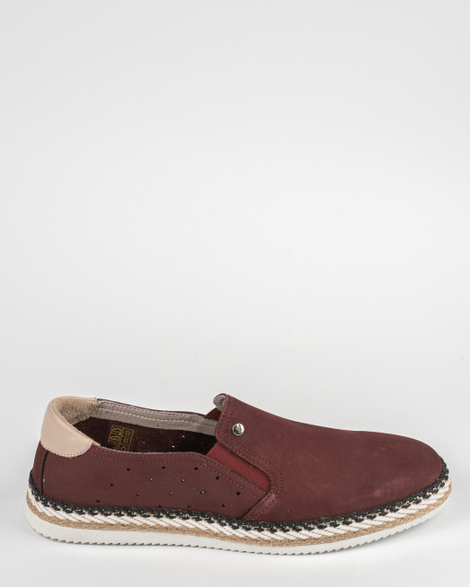 'ЕСПАДРИЛИ В БОРДО С КОНТРАСТЕН ШИРИТ НА ПОДМЕТКАТА