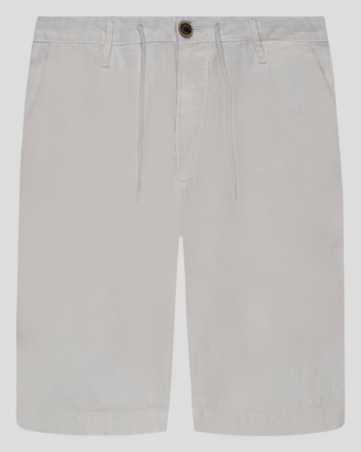 'БЕЛИ ЛЕНЕНИ БЕРМУДИ С ВРЪЗКИ