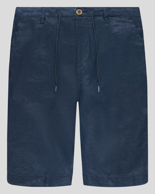 'ИНДИГОВО СИНИ БЕРМУДИ ОТ ЛЕН БАЗОВ МОДЕЛ