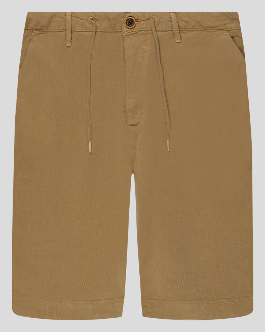 'БЕЖОВИ БЕРМУДИ ДЮС С ЛОГО ОТ ТЕНСЕЛ