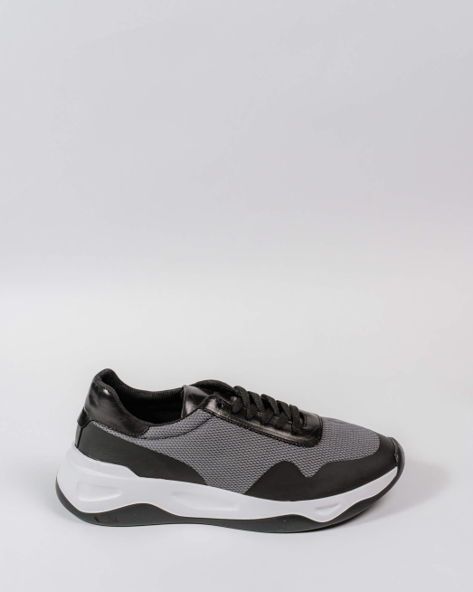 'КОМБИНИРАНИ МАРАТОНКИ ОТ СТРУКТУРЕН ТЕКСТИЛ И ЧЕРНА КОЖА