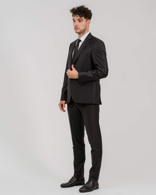 'ЧЕРЕН СИТНО СТРУКТУРИРАН КОСТЮМ