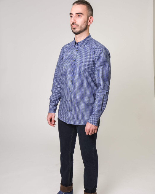 'ТЪМНО СИНЯ РИЗА КАРЕ С ЛОГО