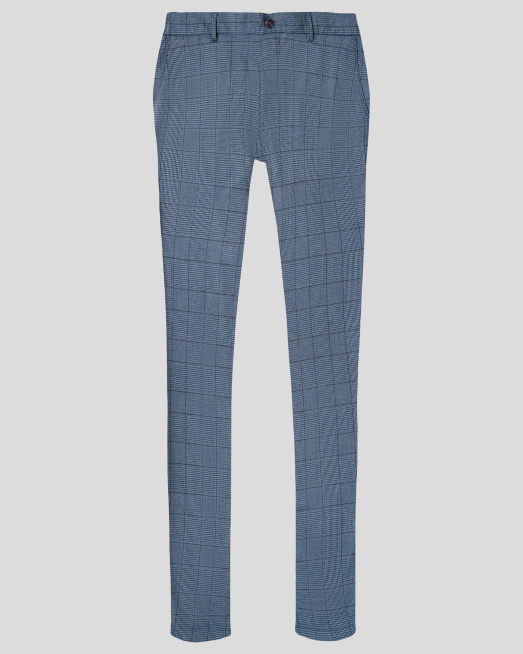 'СИН КАРИРАН ПАНТАЛОН В СИТНА СТРУКТУРА