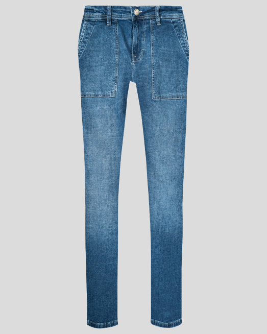 'СВЕТЛО СИНИ СВОБОДНИ ДЪНКИ С ЛЕК ИЗТЪРКАН ЕФЕКТ