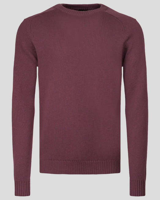 'ПУЛОВЕР ОТ 100%  ВЪЛНА МЕРИНО "ZEGNA BARUFFA" В АНТИК РОЗОВ ЦВЯТ  