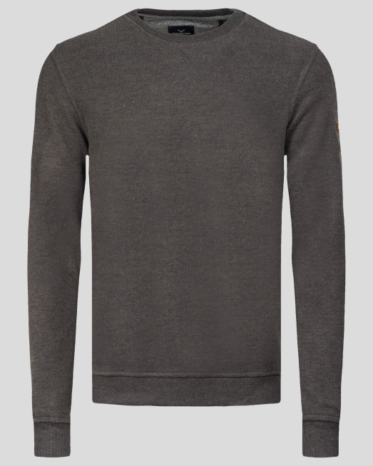 'БЛУЗА БИЕ С ВЕЛУРЕНИ ЕЛЕМЕНТИ В ГРАФИТЕНО СИВ ЦВЯТ