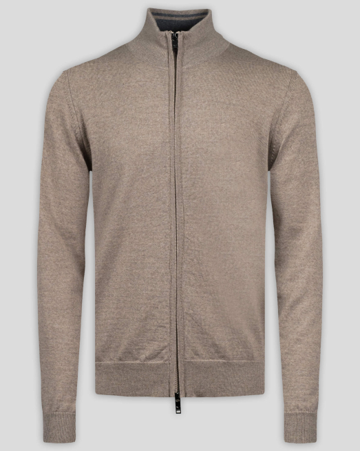 ' БЕЖОВА ЖИЛЕТКА  ОТ 100% ЕКСТРАФИНА ВЪЛНА МЕРИНО "ZEGNA BARUFFA"