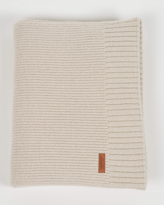 'ПЛЕТЕН ШАЛ  ОТ ФИНА ВЪЛНА, КАШМИР, ВИСКОЗА И ПОЛИАМИД В ЕКРЮ