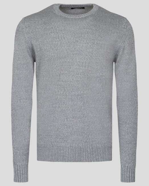 'СВЕТЛО СИВ МЕЛАНЖИРАН ПУЛОВЕР