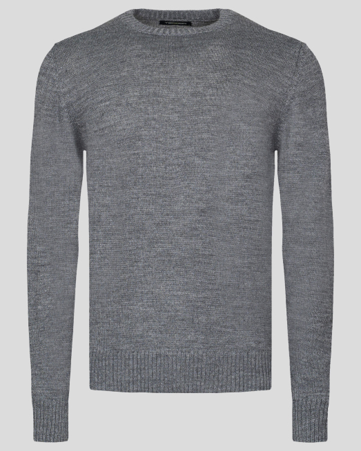 'ТЪМНО СИВ ПУЛОВЕР МЕЛАНЖ