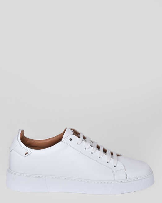 'БЕЛИ КЕЦОВЕ ОТ ГЛАДКА КОЖА С ЛОГО