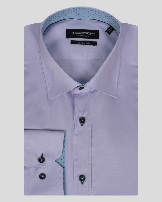 'ЛИЛАВА КЛАСИЧЕСКА РИЗА С ГАРНИТУРИ ОТ САТЕНИРАН ПАМУК