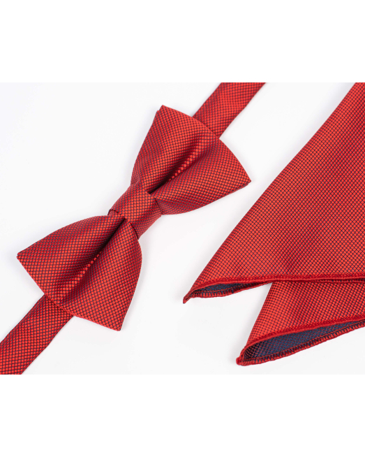 'ЧЕРВЕН КОМПЛЕКТ ПАПИЙОНКА И КЪРПА НА СИТНИ ФИГУРИ