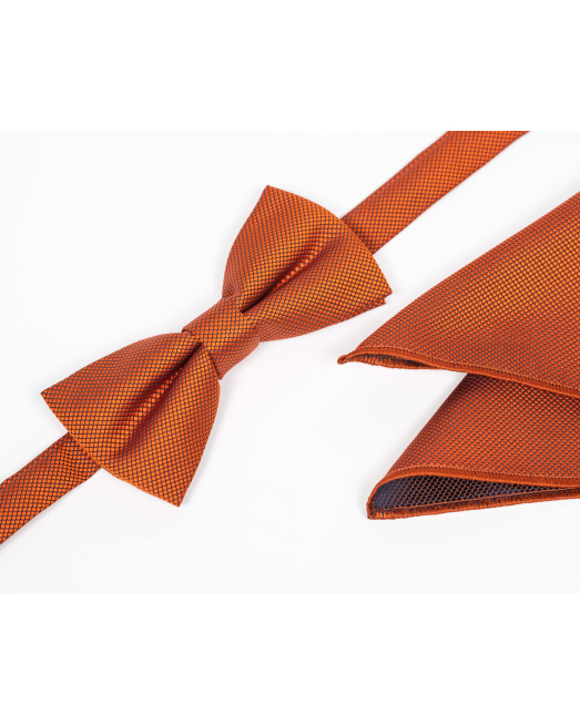 'ОРАНЖЕВ КОМПЛЕКТ ПАПИЙОНКА И КЪРПА НА СИТНИ ФИГУРИ