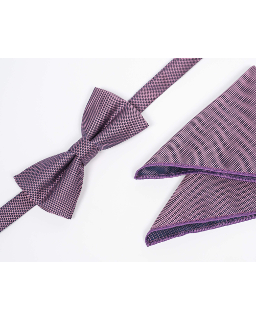 'ТЪМНО РОЗОВ СТРУКТУРЕН КОМПЛЕКТ ПАПИЙОНКА И КЪРПА 