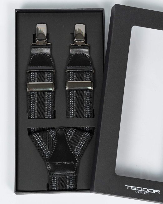 'ЧЕРНИ ТИРАНТИ С ЦВЕТНИ ДЕТАЙЛИ 