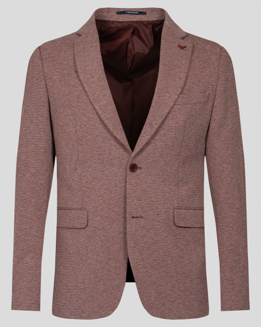 'МЕЛАНЖИРАНО САКО В БОРДО С МЕТАЛЕН АКСЕСОАР