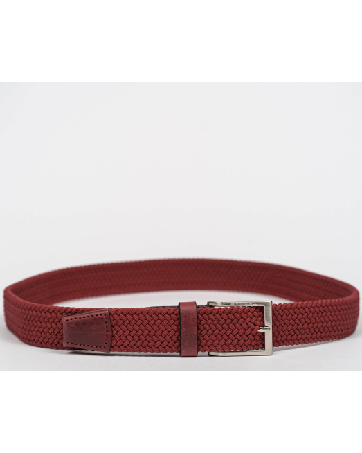 'ТЕКСТИЛЕН БОРДО КОЛАН В ЕФЕКТНА ПЛЕТКА