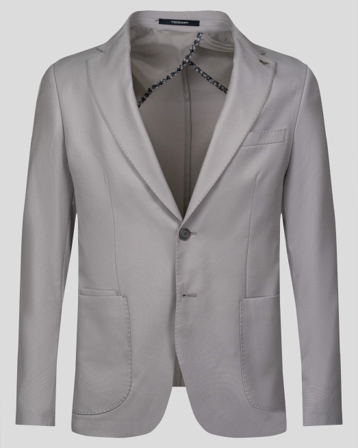 'БЕЖОВО САКО В СИТНА СТРУКТУРА С ПОДВИЖНО ЛОГО