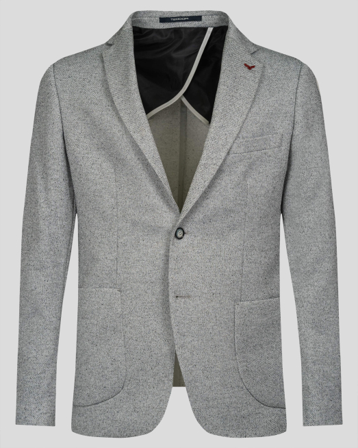 'СИВО МЕЛАНЖИРАНО САКО С ЛОГО